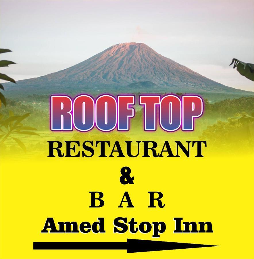 Amed Stop Inn Homestay, Rooftop Restaurant And Bar Екстериор снимка
